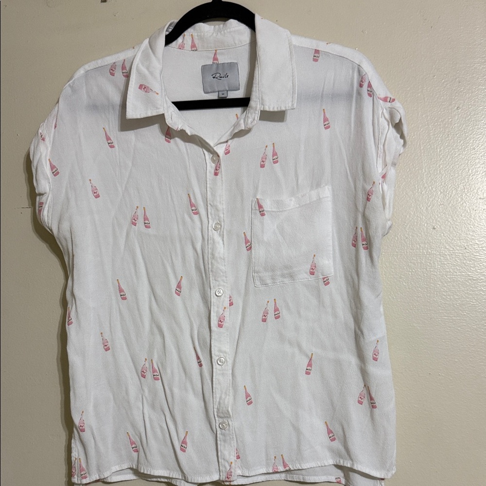 Rails short sleeve button down shirt